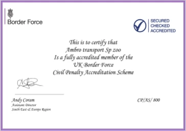 UK BORDER FORCE